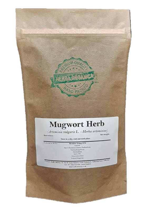 Photo 1 of 3 pack - Herba Organica - Mugwort Herb - Artemisia Vulgaris L - Herbal Tea (50g) EXP 7.2023
