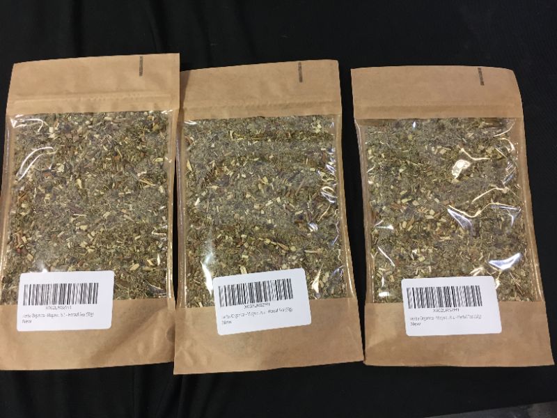 Photo 3 of 3 pack - Herba Organica - Mugwort Herb - Artemisia Vulgaris L - Herbal Tea (50g) EXP 7.2023
