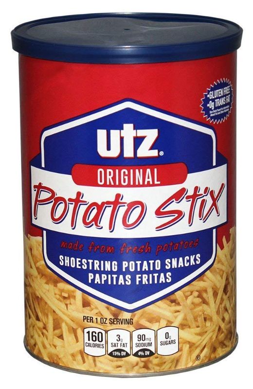 Photo 1 of  2PACK Utz Potato Stix, Original – 15 Oz. Canister – Shoestring Potato Sticks  exp--AUG-29-2022