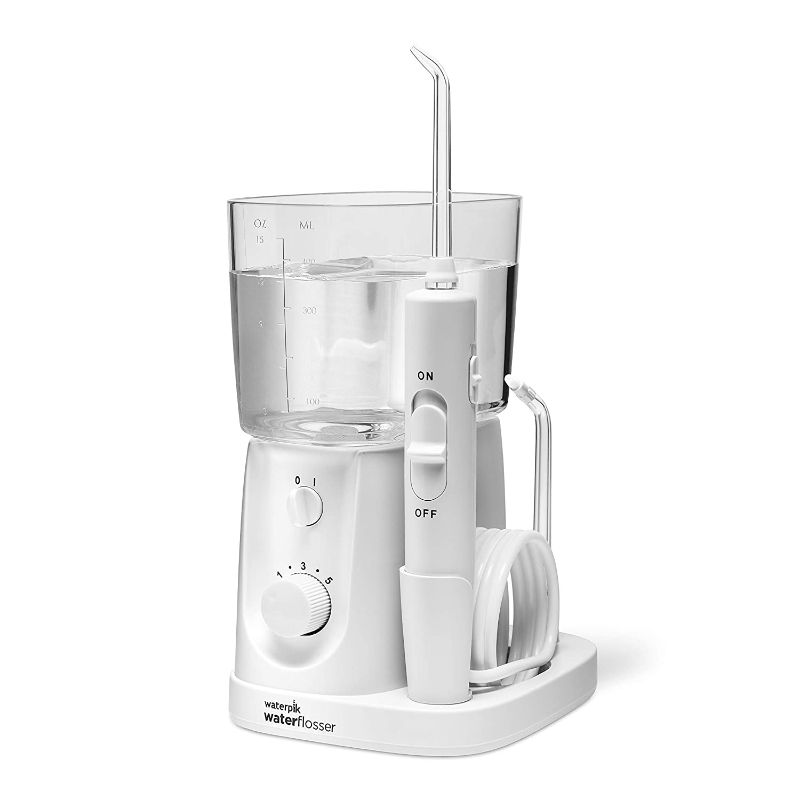 Photo 1 of Waterpik Water Flosser For Teeth, Portable Electric Compact For Travel and Home - Nano Plus, WP-320, White
