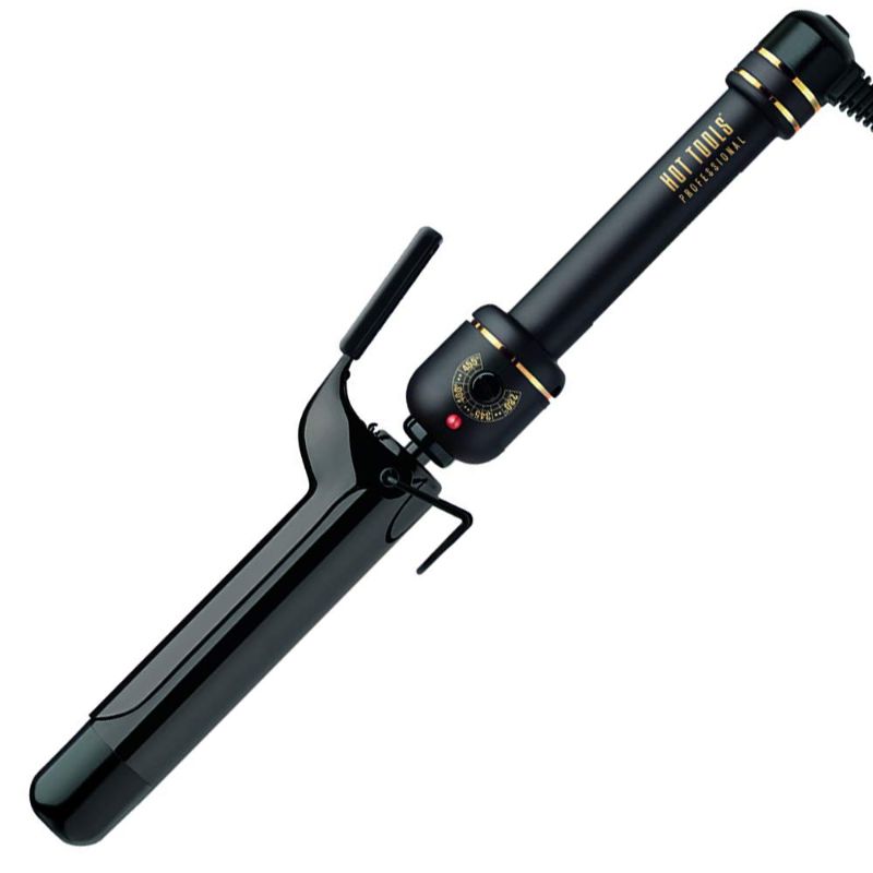 Photo 1 of Hot Tools Professional Black Gold Curling Iron/Wand, 1-1/4 inch, Black; Gold
