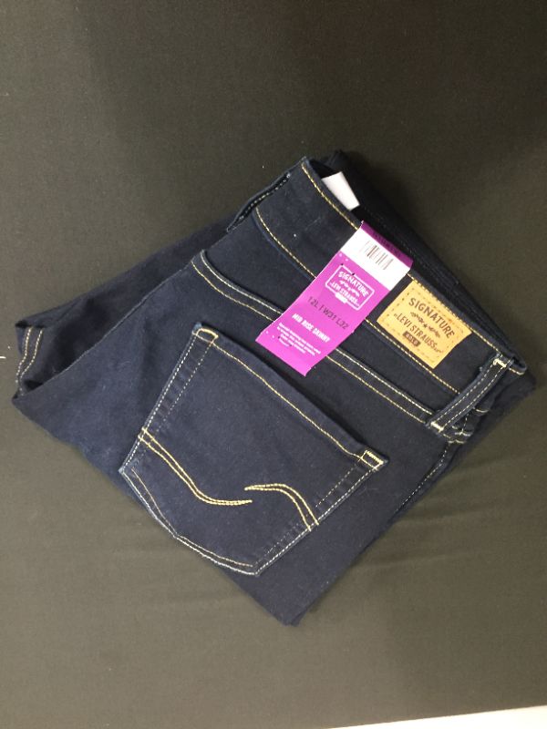 Photo 3 of Signature by Levi Strauss & Co Gold Label Modern SKINNY Jean 12 Long
