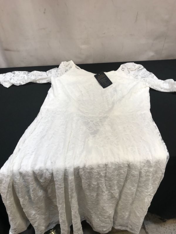 Photo 1 of Fashion Dress Size L White Color 