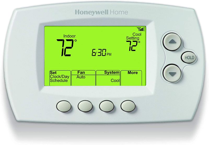 Photo 1 of Honeywell Home Wi-Fi 7-Day Programmable Thermostat (RTH6580WF), Requires C Wire, Works with Alexa
