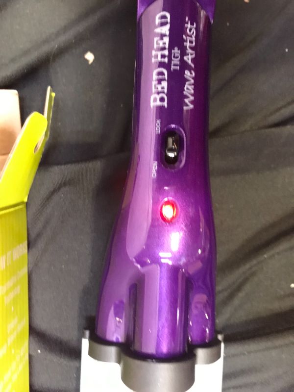 Photo 2 of Bed Head Wave Artist Ceramic Deep Hair Waver for Beachy Waves, Purple
