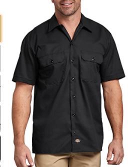 Photo 1 of Dickies Men's Short-Sleeve Two-Tone Work Shirt  3XL
