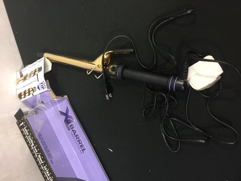 Photo 1 of Hot Tools Signature Series Gold Curling Iron/Wand, 1.25 Inch
