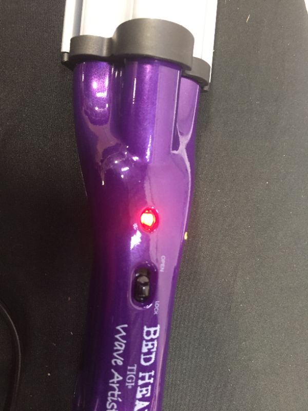 Photo 2 of Bed Head Wave Artist Ceramic Deep Hair Waver for Beachy Waves, Purple
