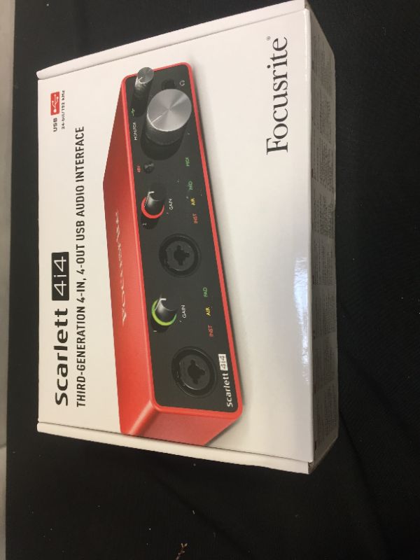 Photo 8 of Focusrite Scarlett 4i4 (3rd Generation)
USB 2.0 (Type-C) audio interface for Mac® and PC