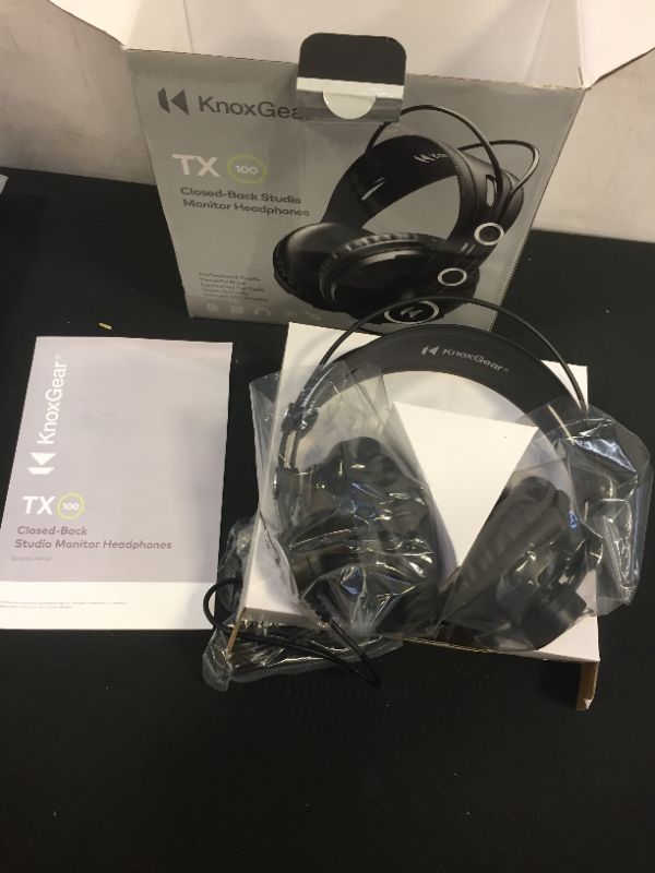 Photo 1 of Knox Gear TX-100 Closed-Back Studio Monitor Headphones REDUCED!
