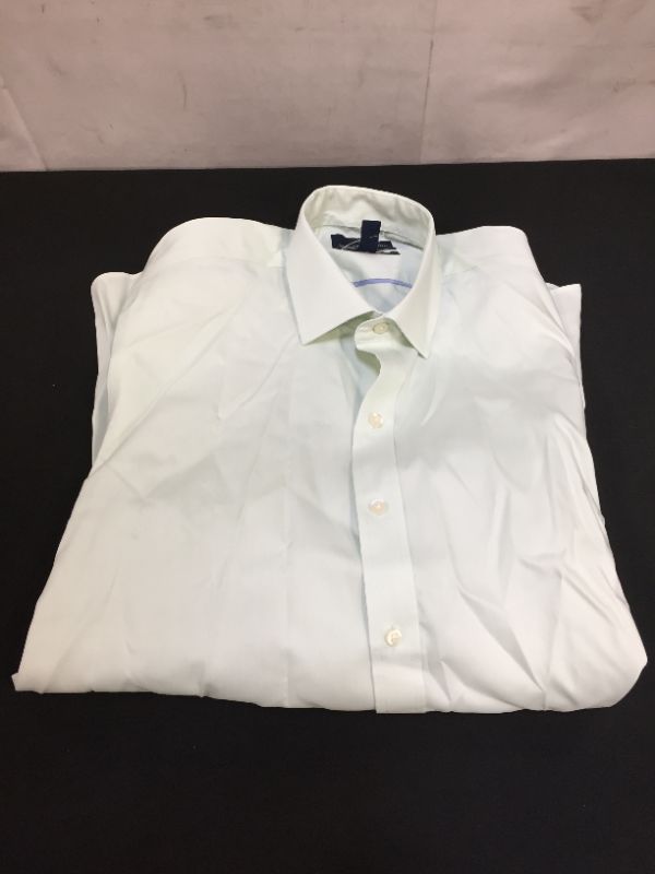 Photo 1 of Buttoned Down Men's Slim Fit Spread Collar Pinpoint Dress Shirt 16" 37"
