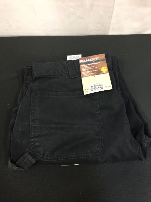 Photo 1 of Carhartt Men's Relaxed Fit Washed Twill Dungaree Pants 36x30
