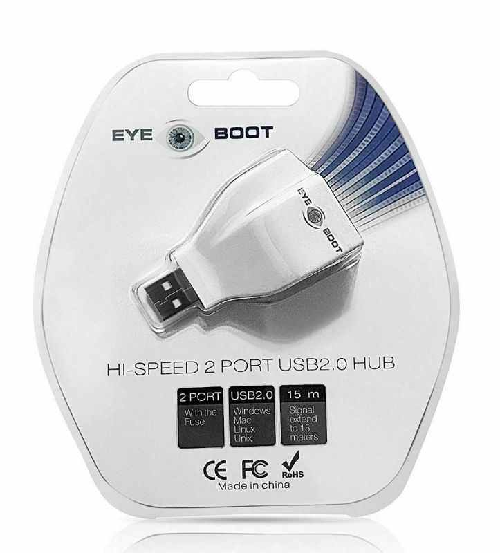 Photo 1 of Eyeboot Hi-Speed 2 Port USB 2.0 Powered Hub 15W
