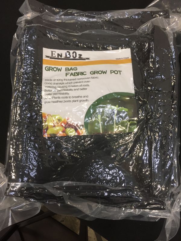 Photo 1 of 5 PACK OF 10 GALLON FLOWER AND FRUIT BASKETS BLACK 