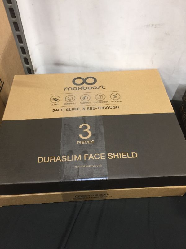 Photo 1 of 2 PACK OF 3 FACE SHEILDS 6 MASKS TOTAL 