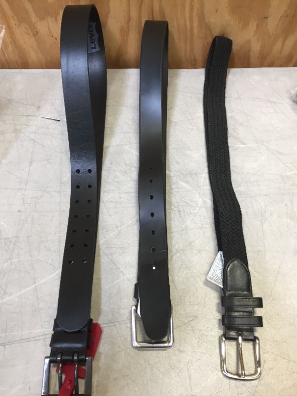 Photo 1 of 3 PACK OF MISC BELTS SIZE 34-36-40 