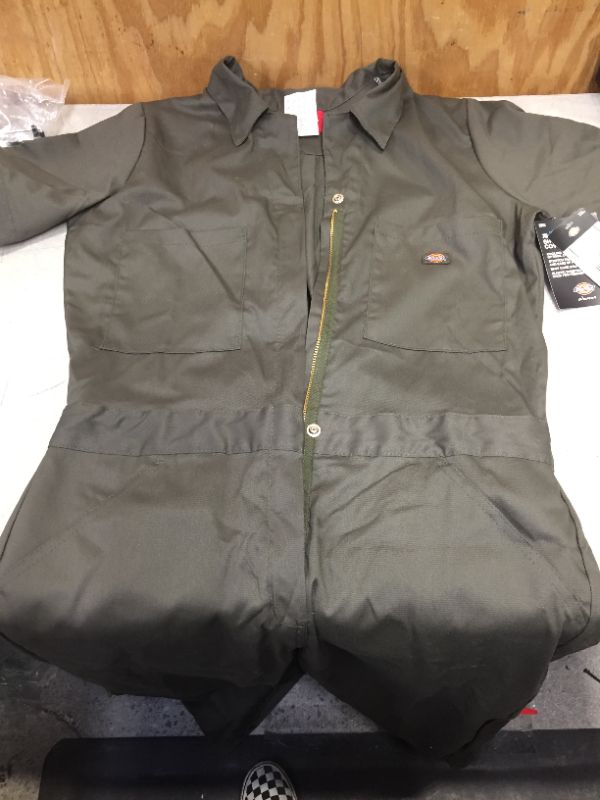 Photo 1 of Women's Dickies FLEX Cooling Temp-iQ Short-Sleeve Coveralls, Size: Small, Green