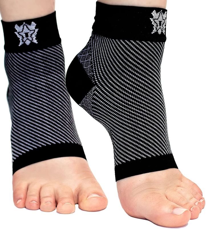 Photo 1 of Ankle Compression Sleeve (Black, Small)
