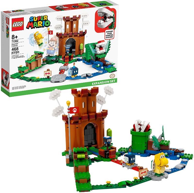 View 1 of LEGO Super Mario Guarded Fortress Expansion Set 71362 Building Kit; Collectible Playset to Combine with The Super Mario Adventures with Mario Starter Course (71360) Set (468 Pieces)
