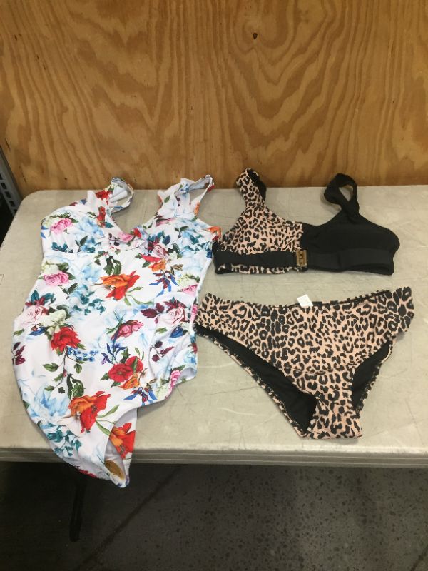 Photo 1 of 2 pack - Womens Swim Wear Medium One piece and Two piece SOLD AS IS