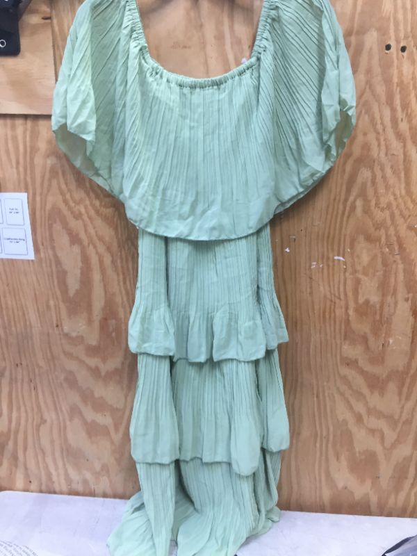 Photo 1 of Womens XL Flowy, Pastel Green Dress