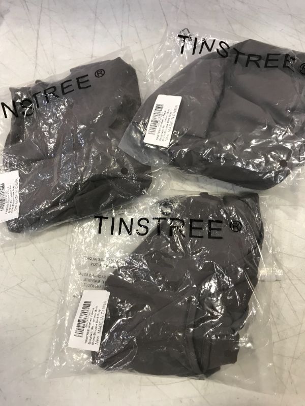 Photo 1 of TINSTREE Women V Neck Spaghetti Strap Tank Tops Loose Casual Sexy Sleeveless Vest Summer Soft Shirts Blouses DARK GRAY ---3 PACK 