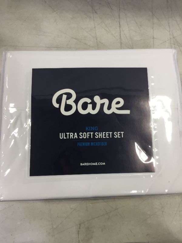 Photo 2 of Bare Home Premium 1800 Ultra-Soft Microfiber Collection Sheet Set - KING
