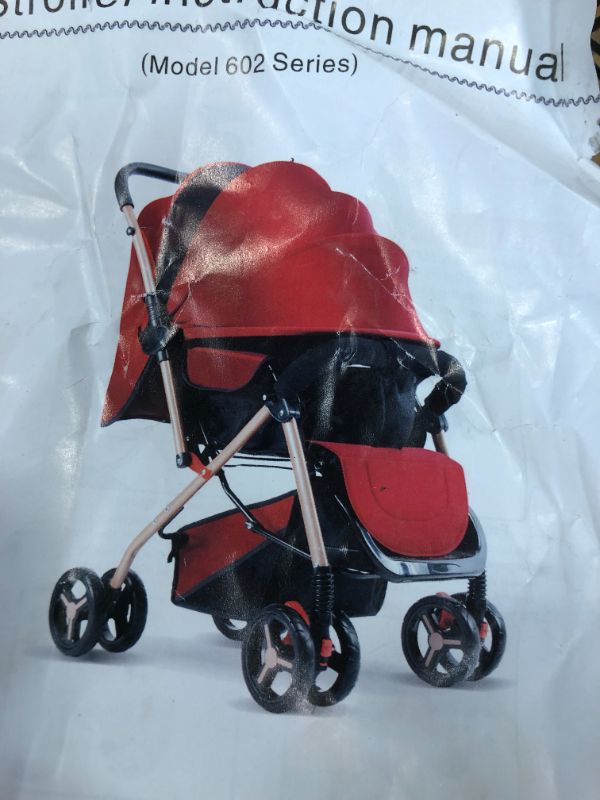 Photo 1 of generic carseat stroller (salmon pink)