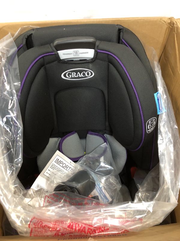 Photo 2 of Graco Grows4Me 4 in 1 Car Seat, Infant to Toddler Car Seat with 4 Modes, Vega
