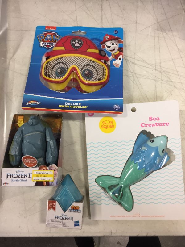 Photo 1 of 4 PACK - Assorted toys, SOLD AS IS