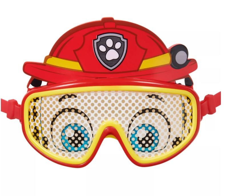 Photo 1 of 2 PACK - Swimways Nickelodeon PAW Patrol Character Kid's Deluxe Swim Goggles Mask - Marshall