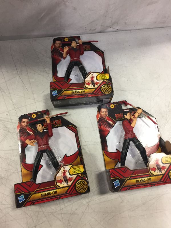 Photo 1 of 3 pack - Marvel Shang-Chi And The Legend Of The Ten Rings Shang-Chi And Bo Staff Attack