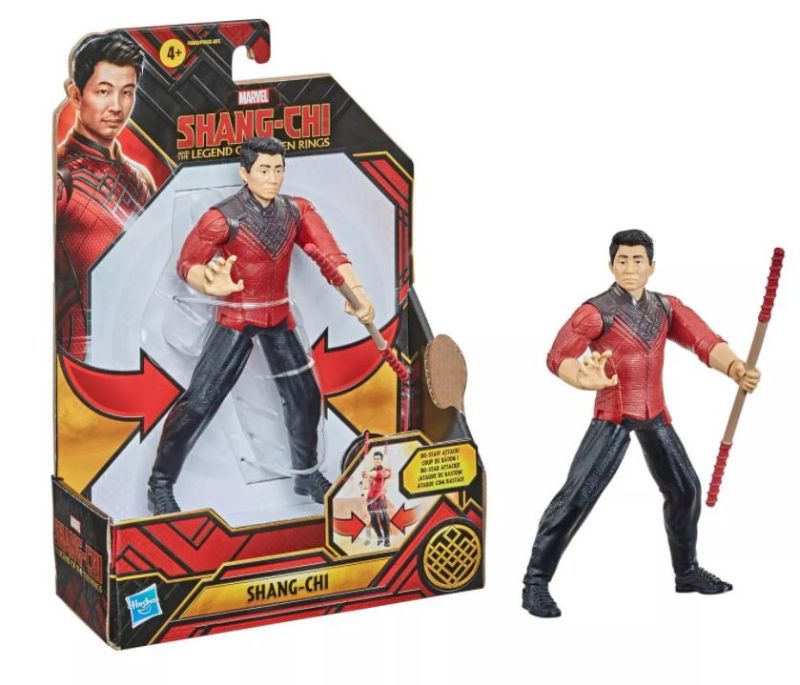 Photo 1 of 3 pack - Marvel Shang-Chi And The Legend Of The Ten Rings Shang-Chi And Bo Staff Attack