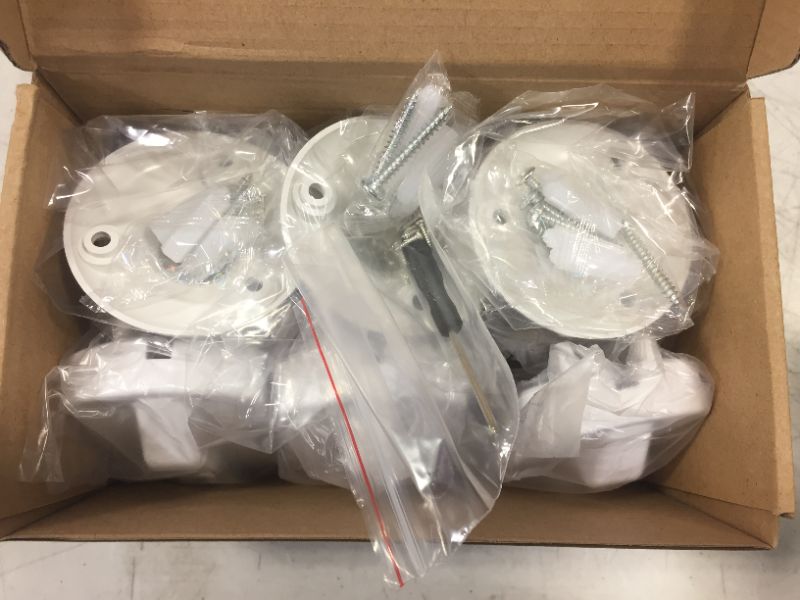 Photo 1 of 2 pack of WDZREE Wyze security camera wall mount pack 3pcs each 6pcs total