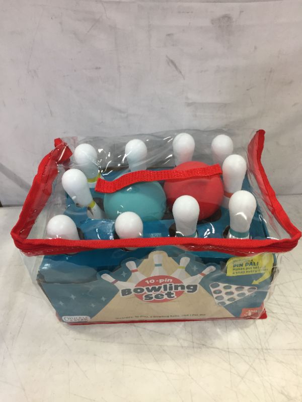 Photo 2 of Chuckle & Roar 10 Pin Kids Bowling Set
