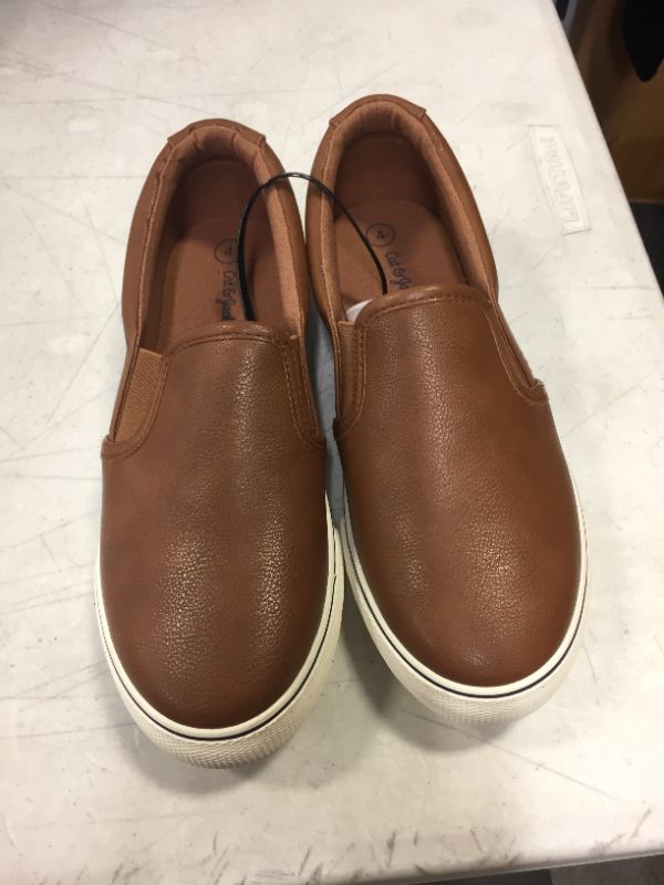 Photo 2 of Boys' Slip-On Enzo Apparel Sneakers - Cat & Jack Brown Size 4