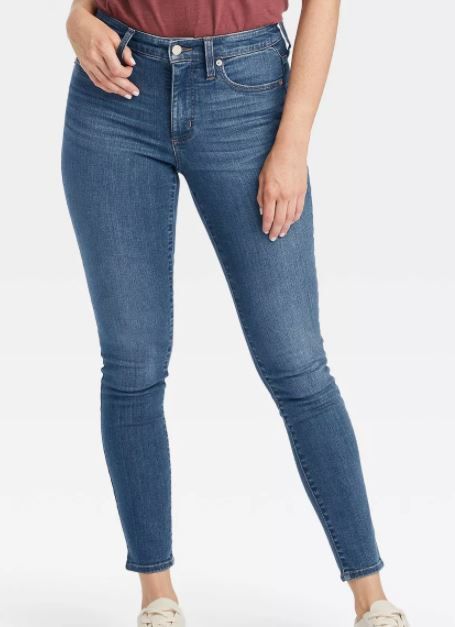 Photo 1 of Women's High-Rise Skinny Jeans - Universal Thread 14 Long