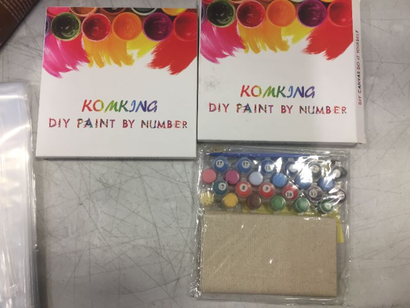 Photo 1 of 2 pack of Komking Paint by Numbers for Adults