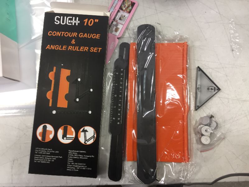 Photo 2 of 10in contour gauge and angle ruler set