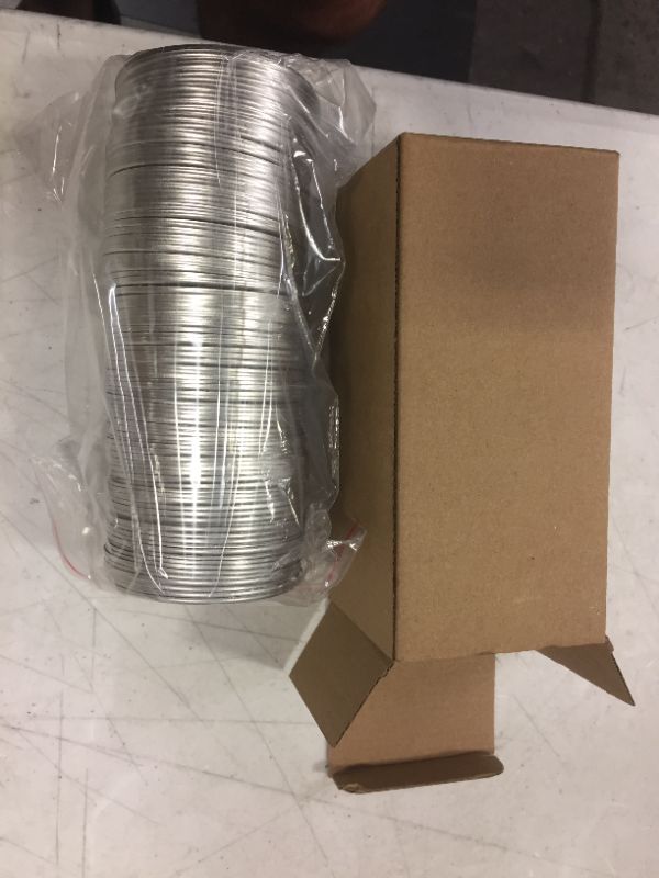 Photo 2 of 2 pack of canned lids 100pcs per pack 200 lids total