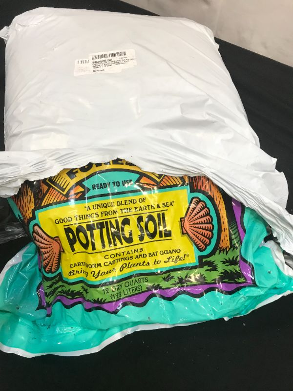 Photo 2 of  The Hydroponic City FoxFarm Ocean Forest Potting Soil Mix Indoor Outdoor for Garden and Plants | Plant Fertilizer | 12 Quart + THCity Stake