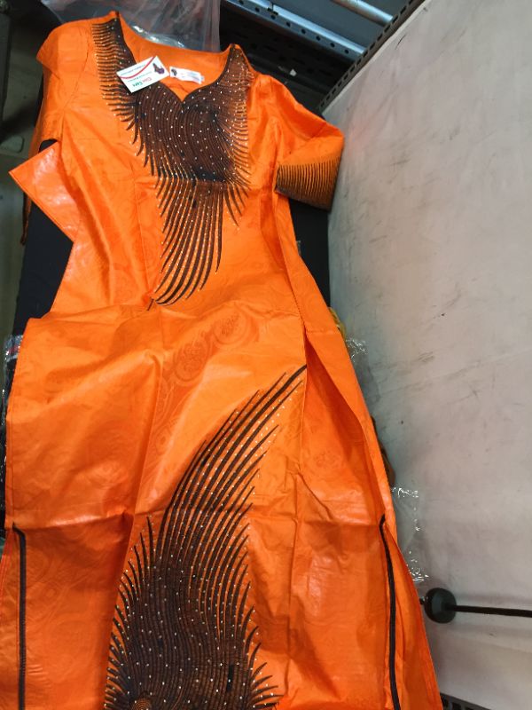 Photo 1 of African garment style color orange  size extra large 