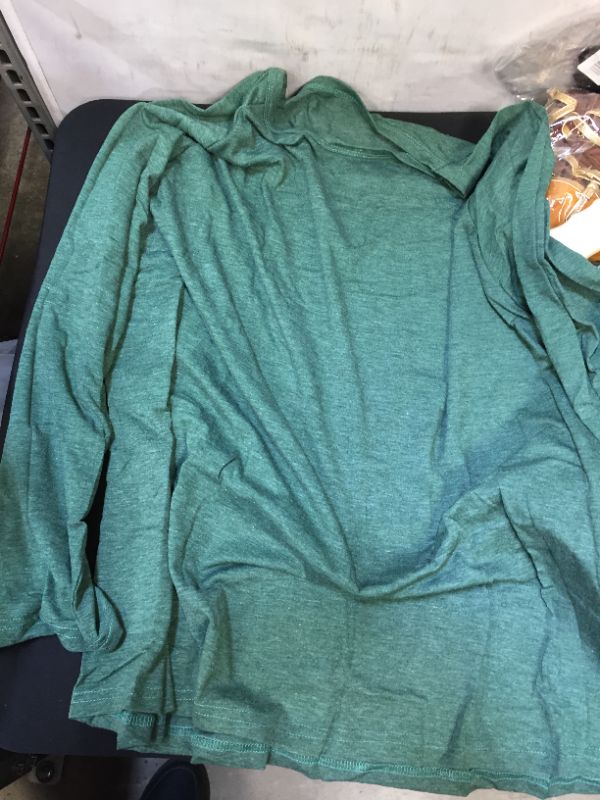 Photo 1 of mens long sleeve color green size extra extra large 