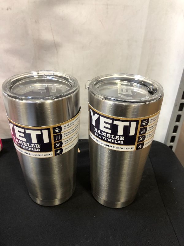 Photo 1 of  tumbler 20 oz. stainless steel vacuum insulated 2 packs 