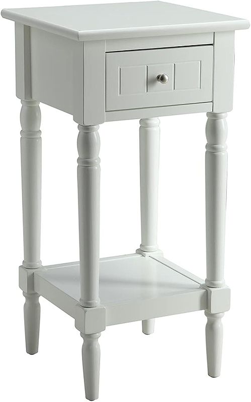 Photo 1 of Convenience Concepts French Country Khloe Accent Table, White
