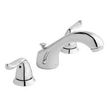 Photo 1 of Constructor 8 in. Widespread 2-Handle Low-Arc Bathroom Faucet in Chrome
