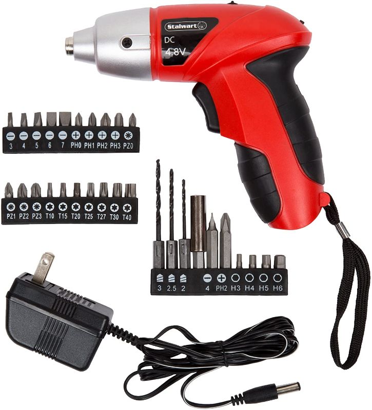 Photo 1 of Stalwart 25 piece 4.8V Cordless Screwdriver with LED
