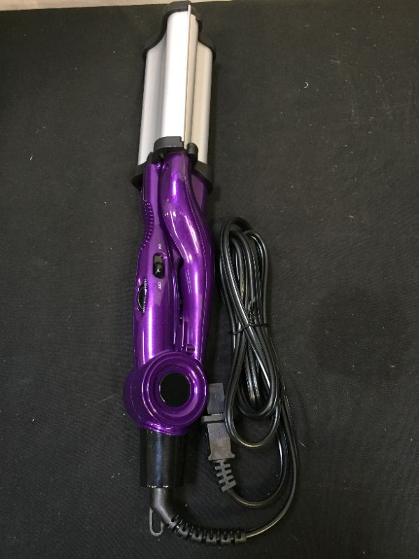 Photo 2 of Bed Head Wave Artist Ceramic Deep Hair Waver for Beachy Waves, Purple
