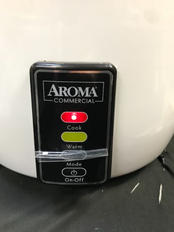 Photo 3 of Aroma ARC-1033E 60-Cup Commerical Electronic Rice Cooker, White