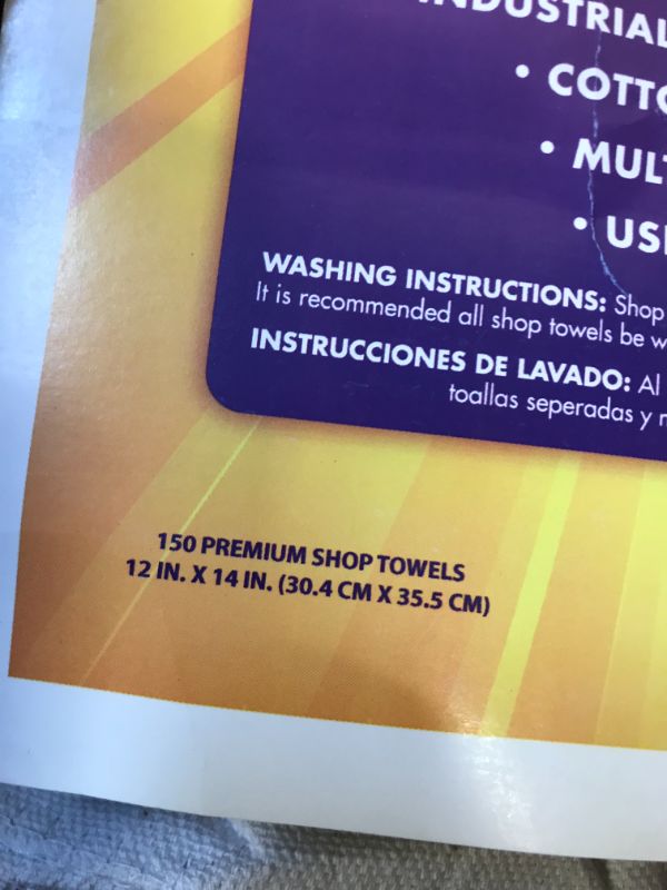 Photo 4 of 150 pack shop towels 